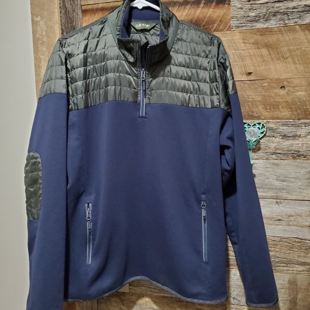 Men’s Orvis QUARTER-ZIP HYBRID Sweatshirt